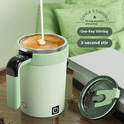 New smart temperature-measuring magnetic automatic stirring cup .