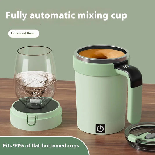 New smart temperature-measuring magnetic automatic stirring cup .